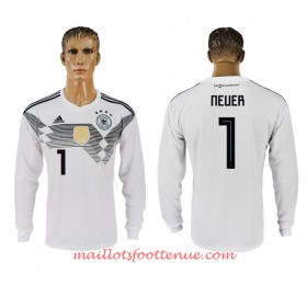 Maillot/Tenue Allemagne Neuer 1 Domicile Coupe du monde 2018 Manche Longue